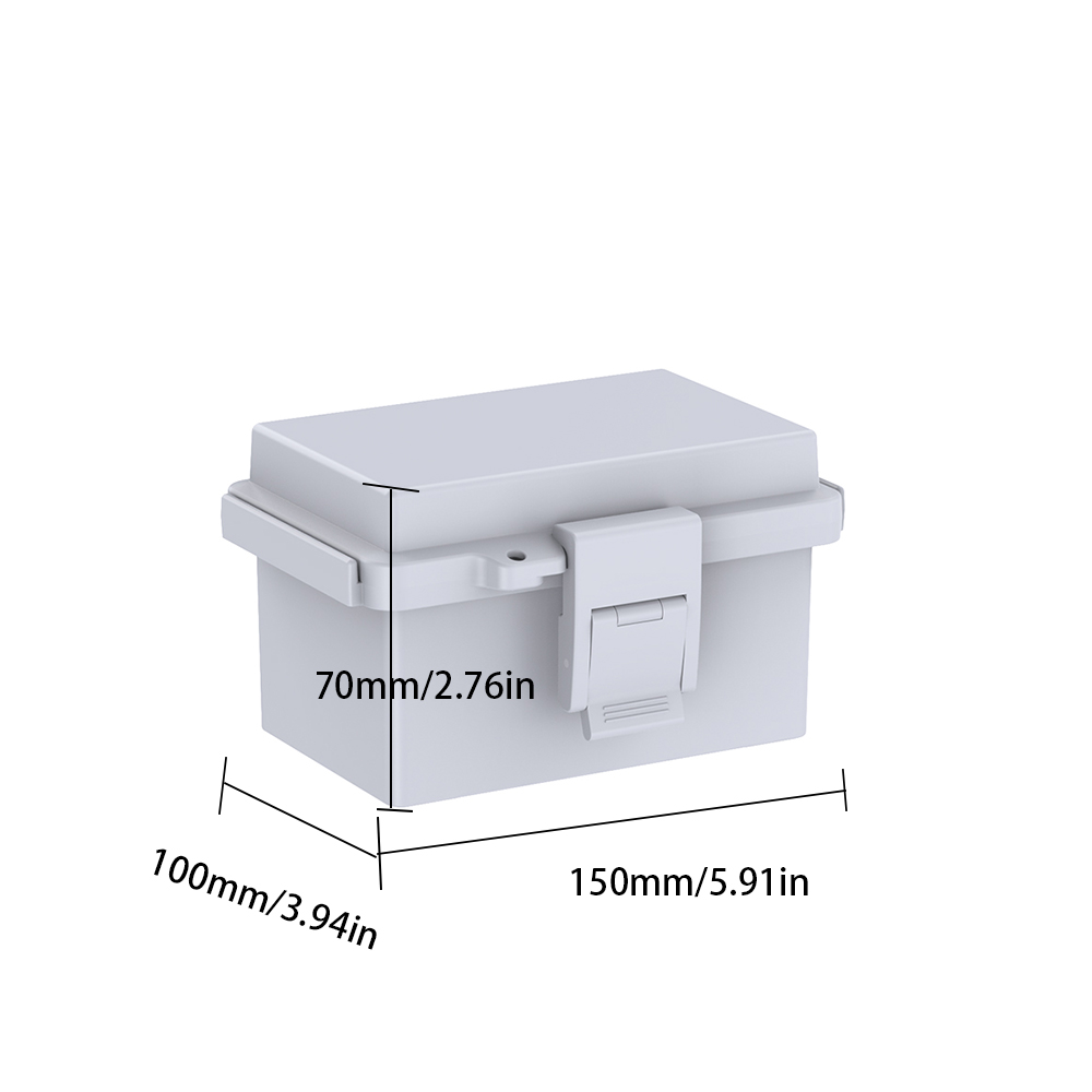 Gray plastic 150 100 70