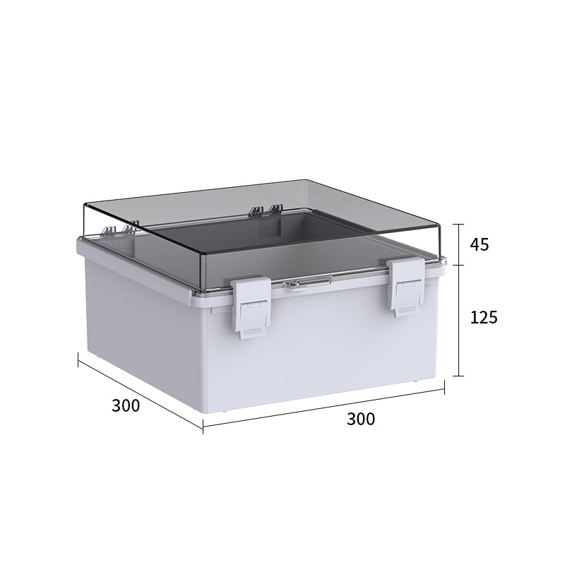 Transparent plastic 300 300 170